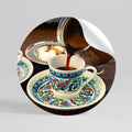 TRADITION IN A CUP Runder Wandsticker zum Abziehen und Aufkleben