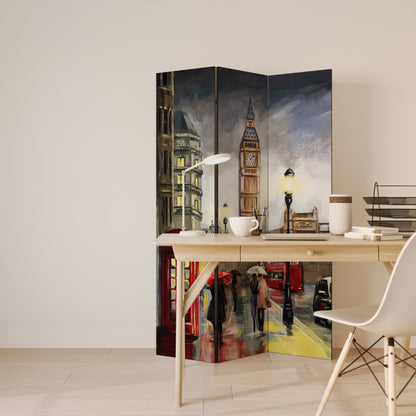LONDON'S TIMELESS VIBES 3-teiliger Paravent