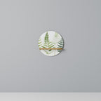 FERN MAJESTY Rundes Kunstregal in Eiche-Optik