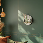 FERN MAJESTY Rundes Kunstregal in Eiche-Optik