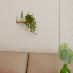 FERN MAJESTY Rundes Kunstregal in Eiche-Optik