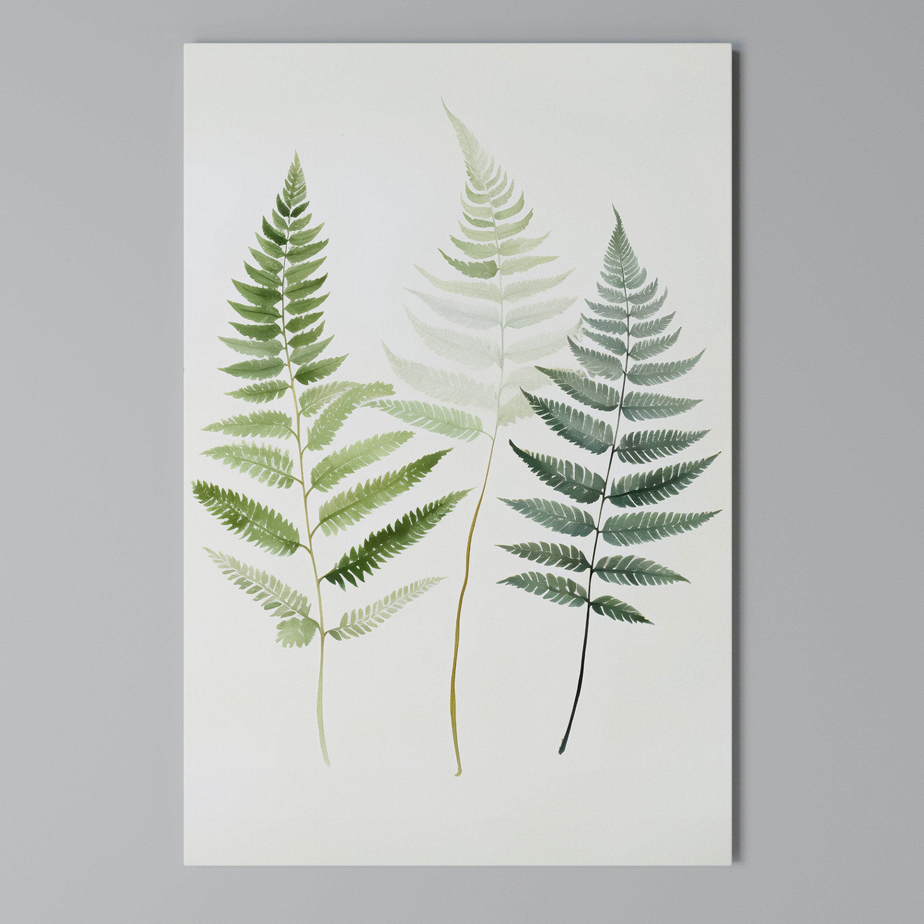 FERN MAJESTY Vertical Canvas Print