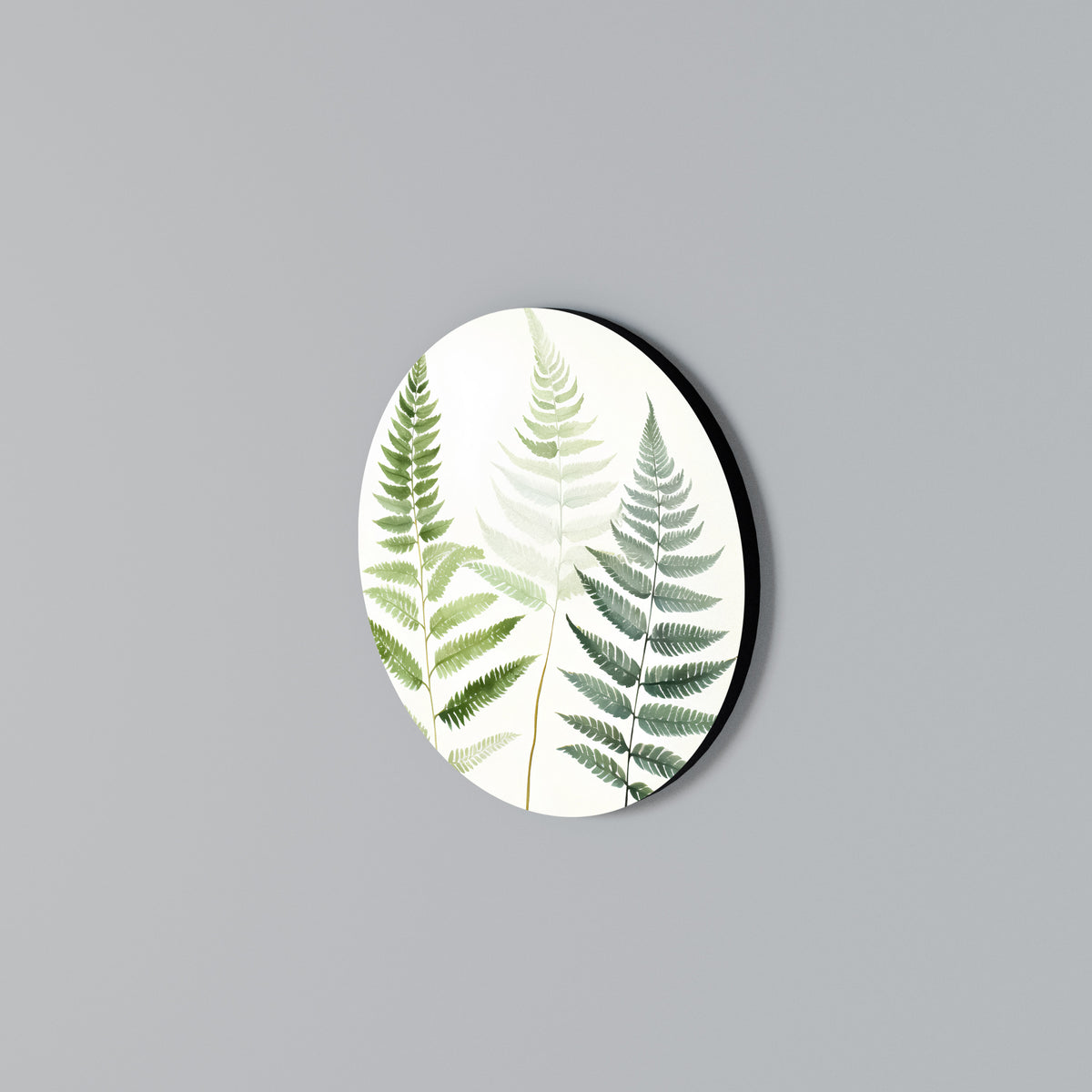 FERN MAJESTY Round Wall Art