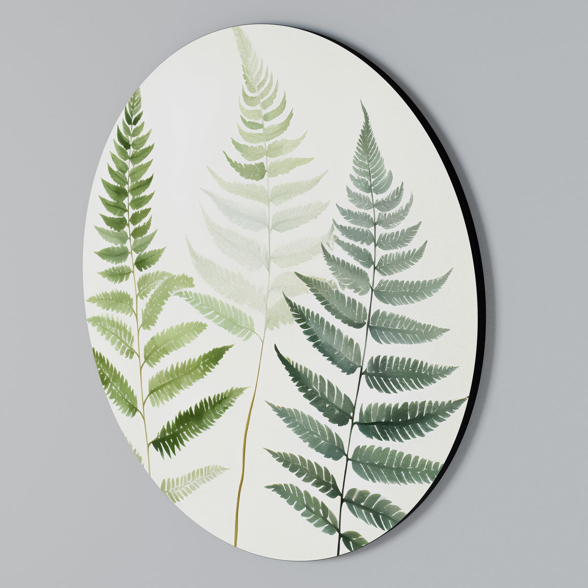 FERN MAJESTY Round Wall Art