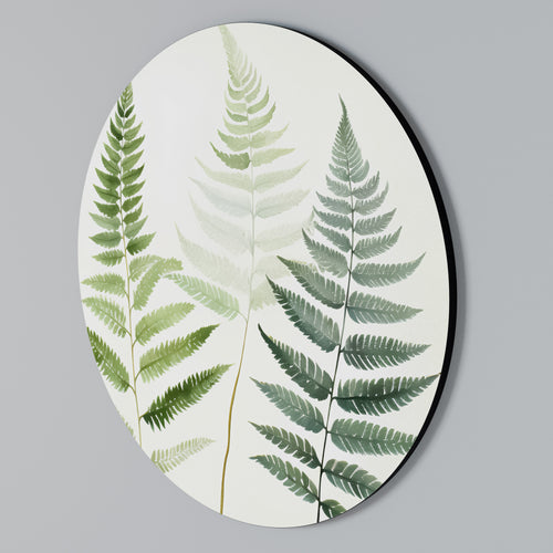 FERN MAJESTY Round Wall Art