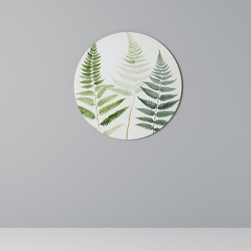 FERN MAJESTY Runde Wanddekoration Ø 69 cm