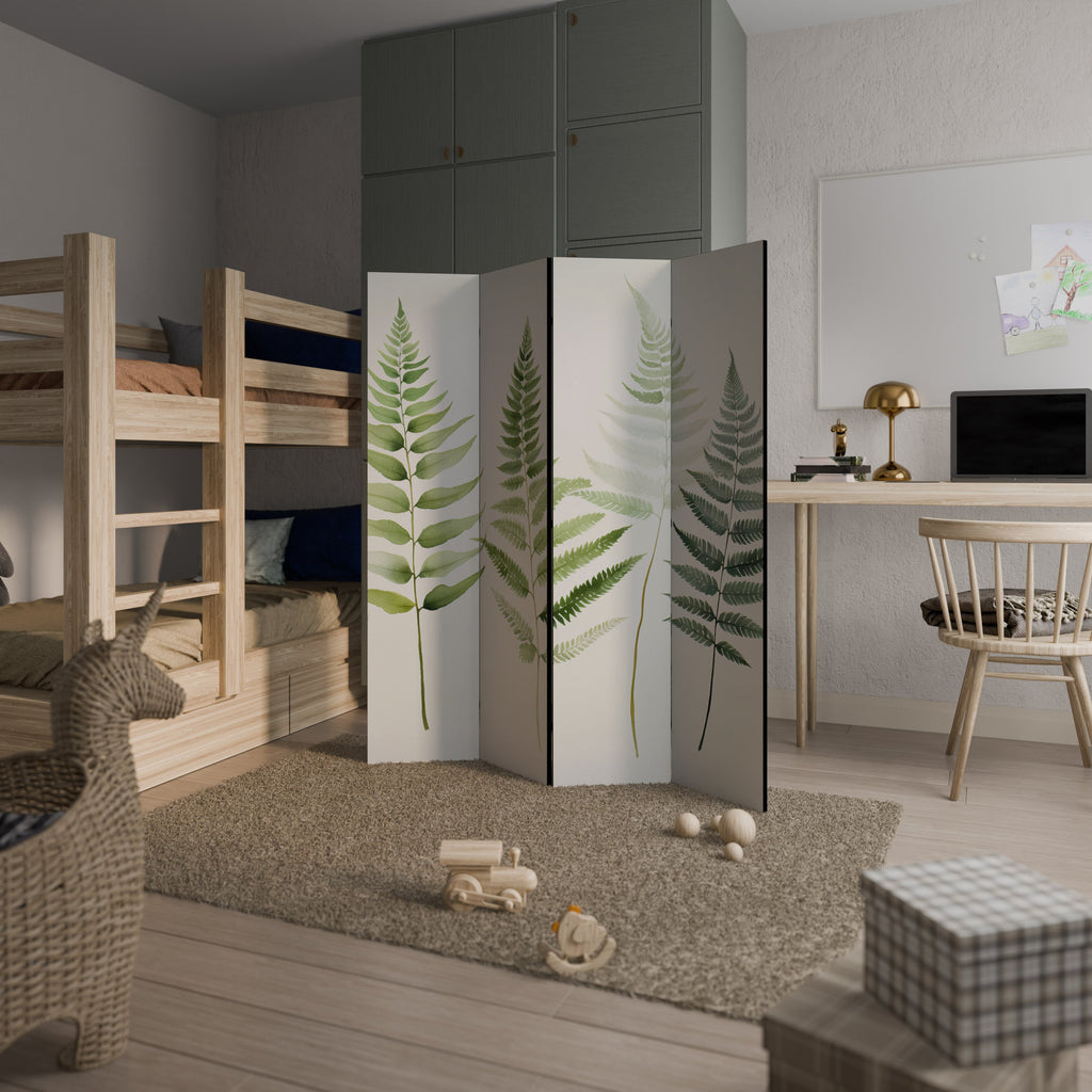 FERN MAJESTY Decorative 4-Panel Room Divider