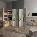 FERN MAJESTY Dekorativer Paravent - 4-teilig