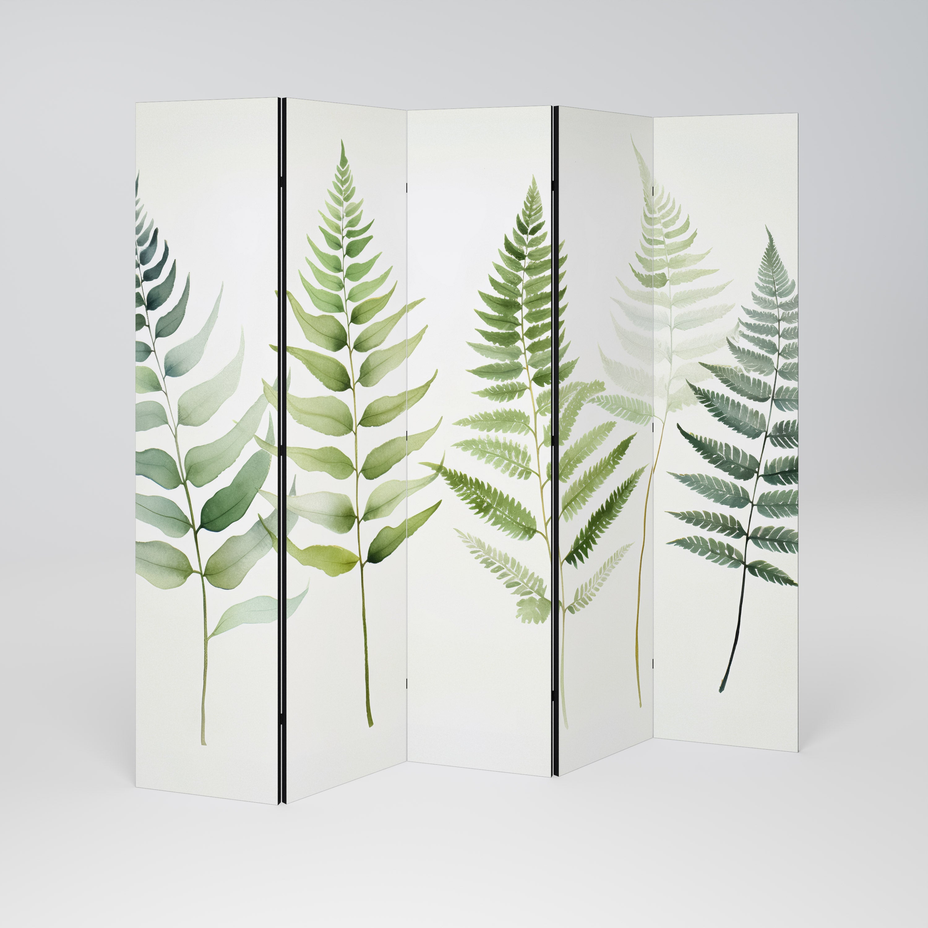 FERN MAJESTY Dekorativer 5-teiliger Raumteiler
