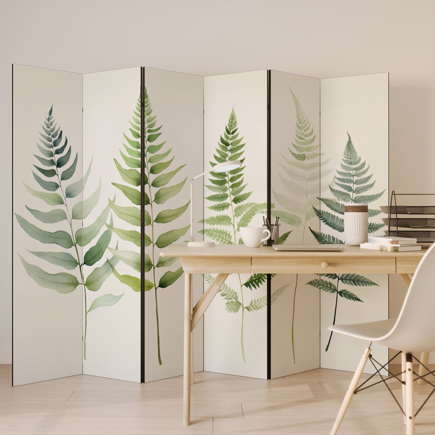 FERN MAJESTY 6-teiliger Paravent