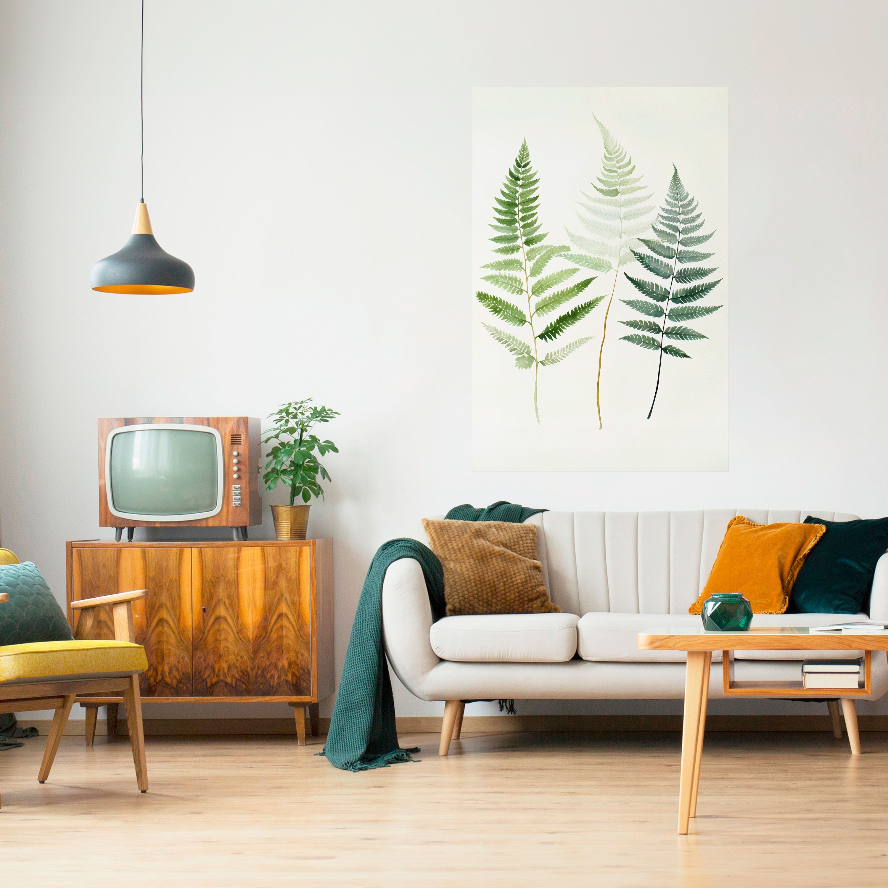 FERN MAJESTY Vertikales Poster zum Abziehen und Aufkleben