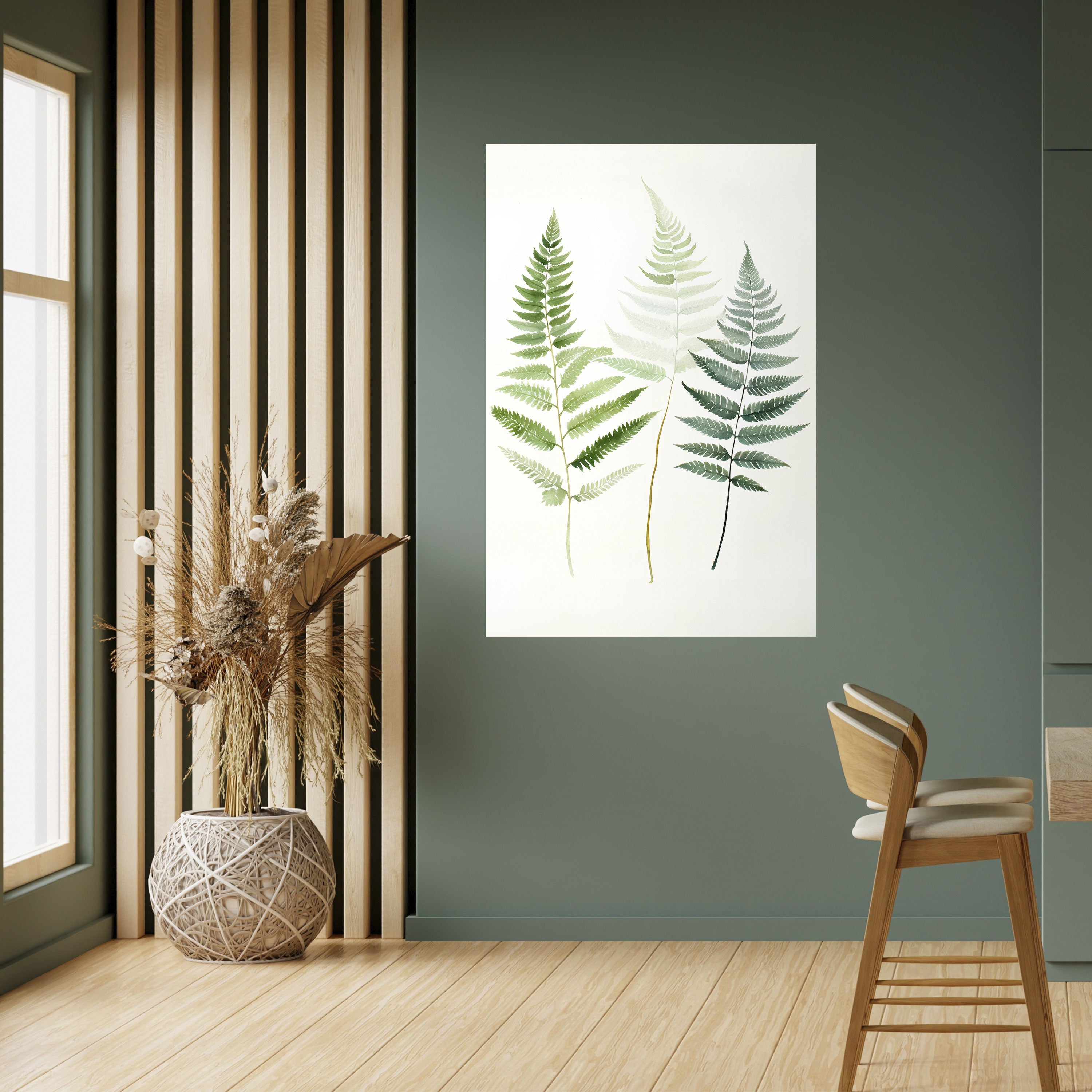FERN MAJESTY Vertikales Poster zum Abziehen und Aufkleben