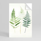 FERN MAJESTY Selbstklebendes Poster - Hochformat