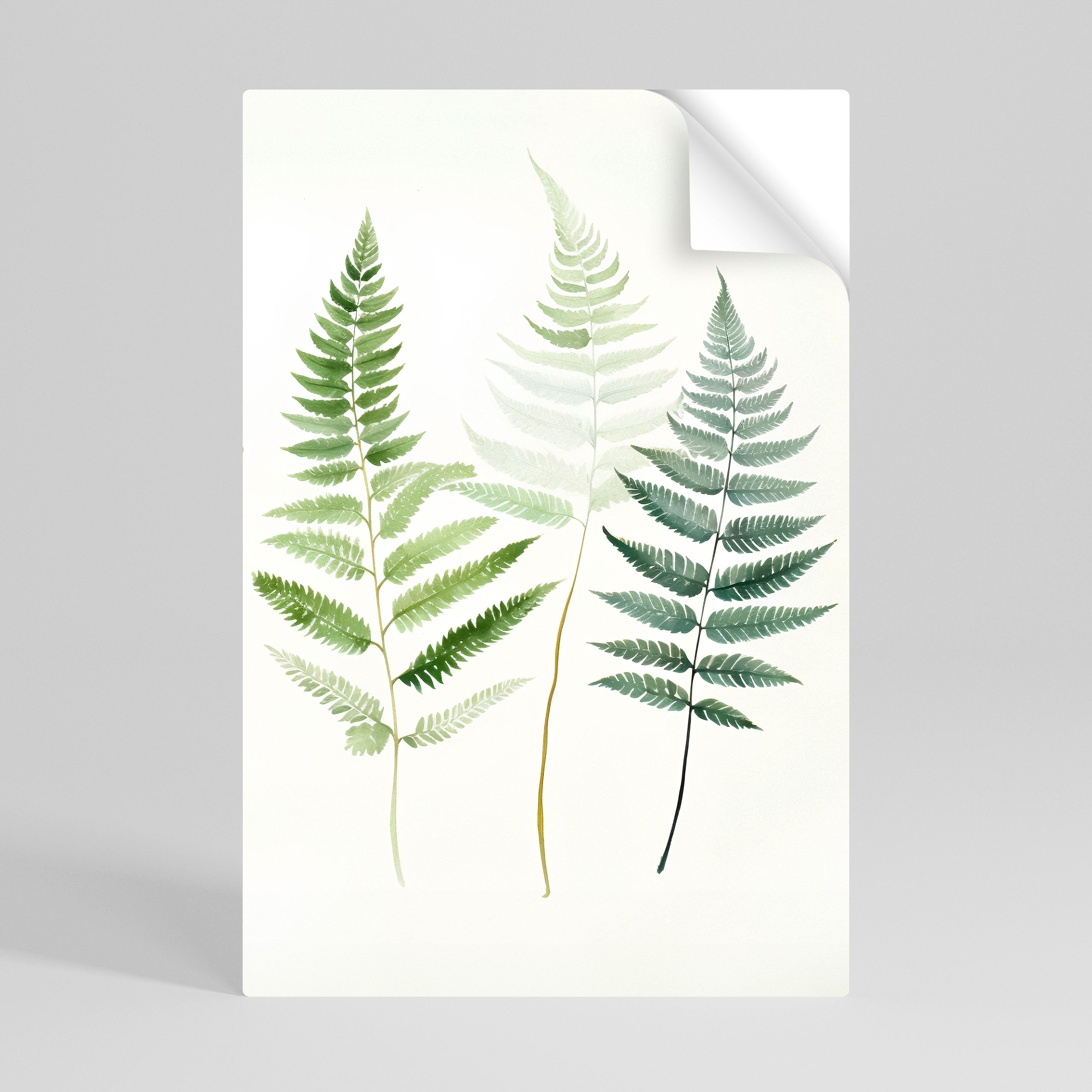FERN MAJESTY Vertikales Poster zum Abziehen und Aufkleben