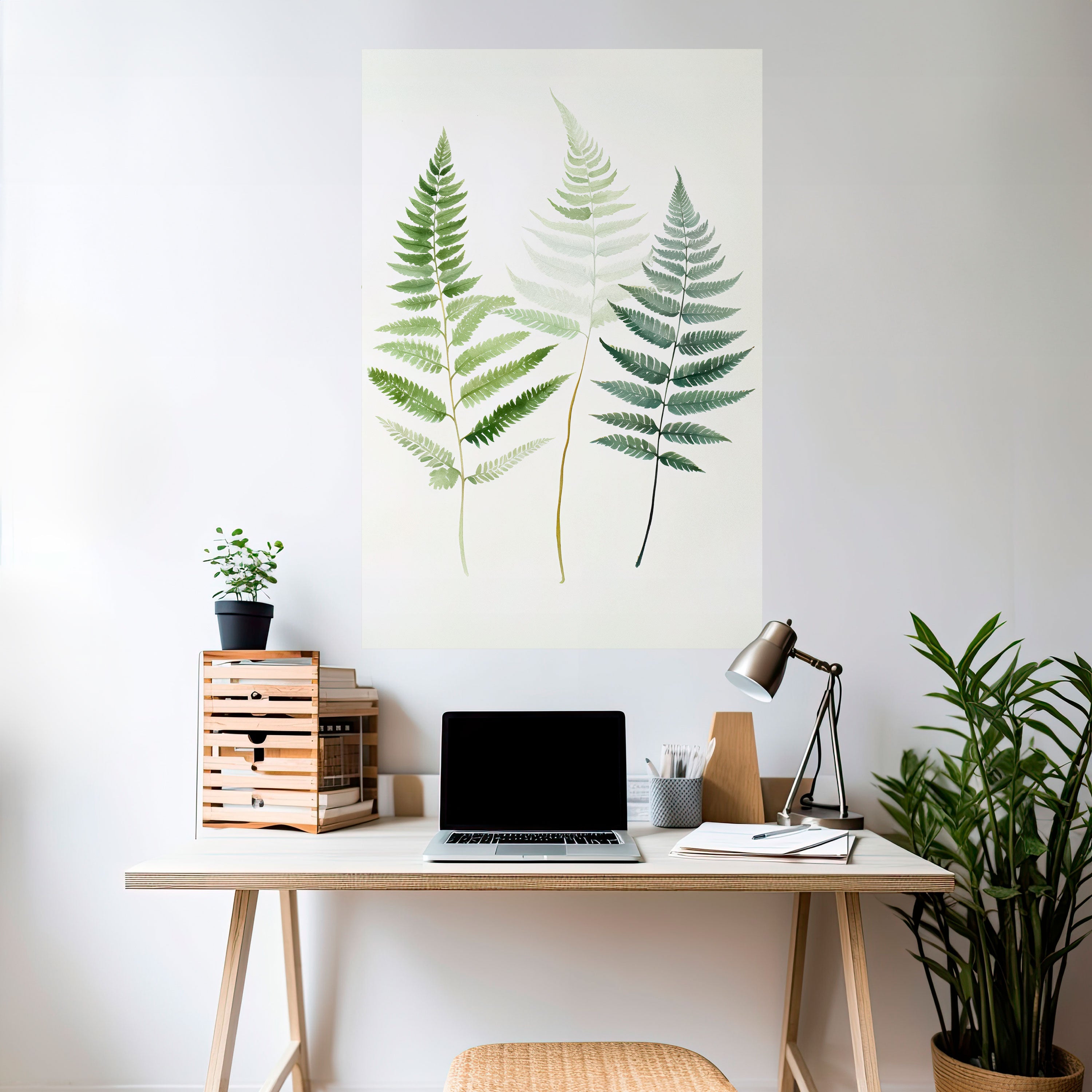FERN MAJESTY Vertikales Poster zum Abziehen und Aufkleben
