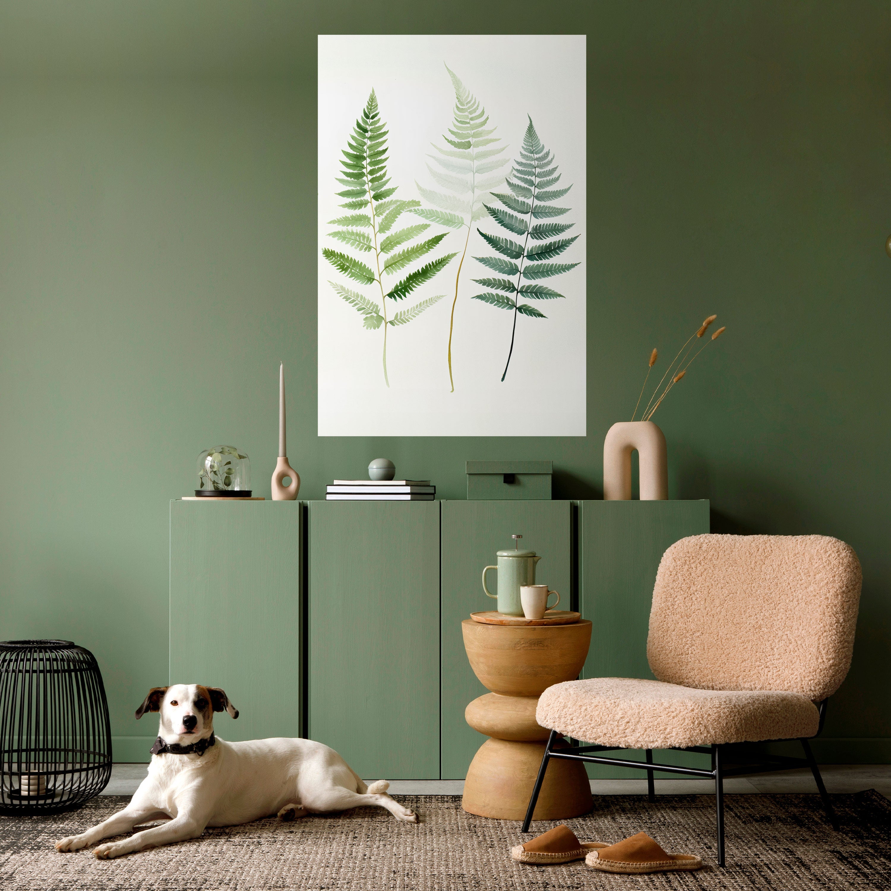 FERN MAJESTY Vertikales Poster zum Abziehen und Aufkleben