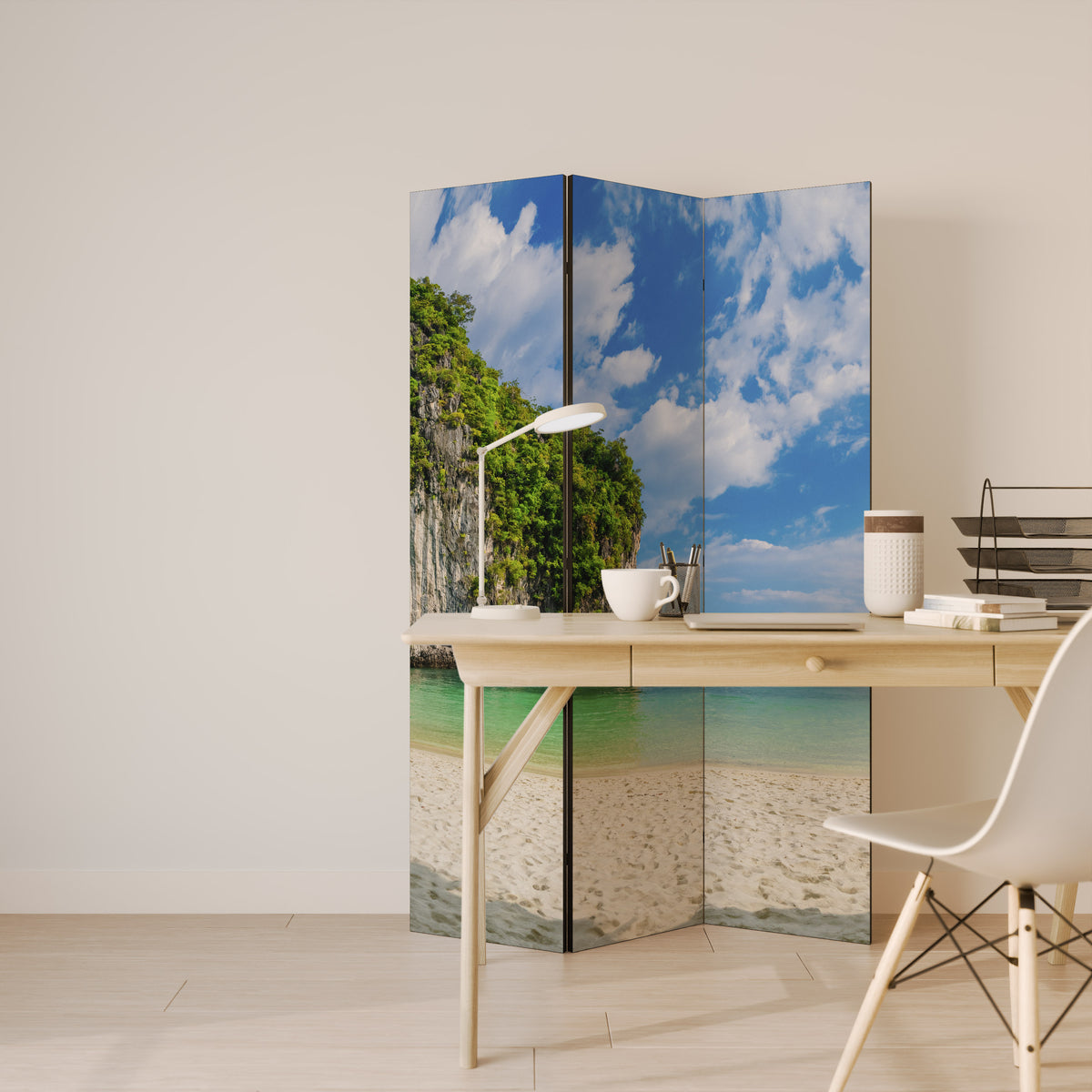 SUN-KISSED HAVEN 3-teiliger Paravent
