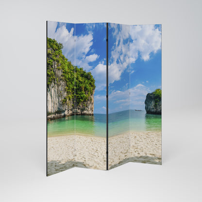 SUN-KISSED HAVEN 4-teiliger Paravent
