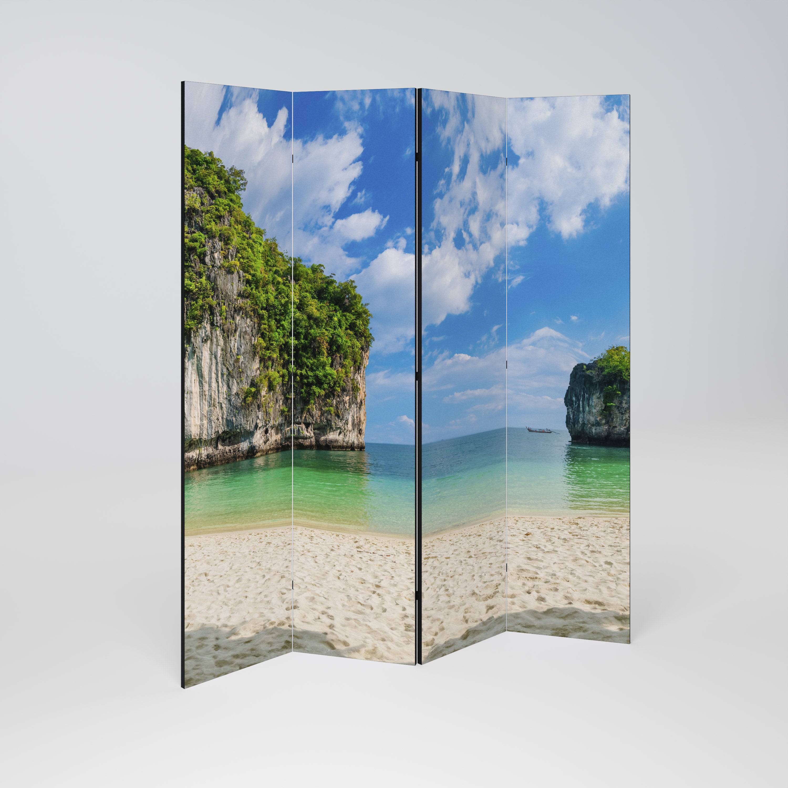 SUN-KISSED HAVEN 4-teiliger Paravent