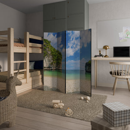SUN-KISSED HAVEN 4-teiliger Paravent