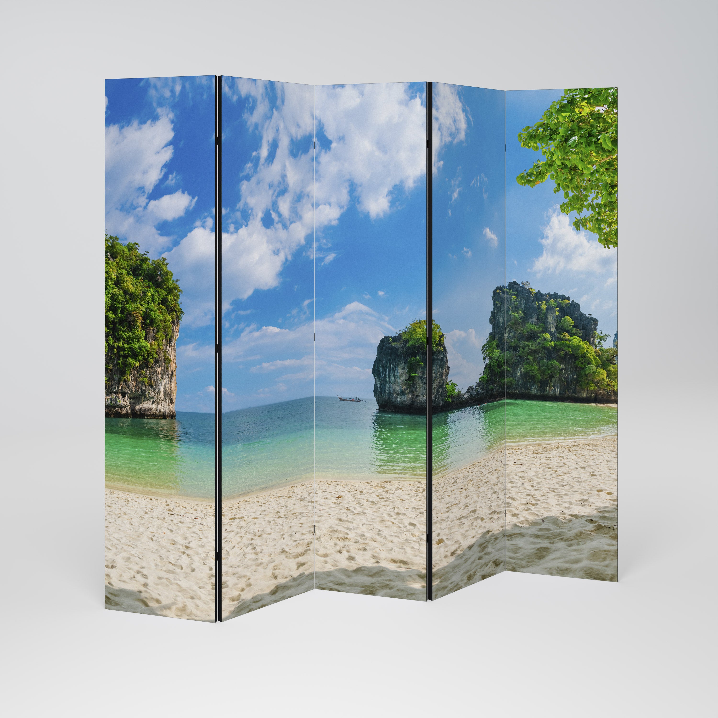 SUN-KISSED HAVEN 5-teiliger Paravent