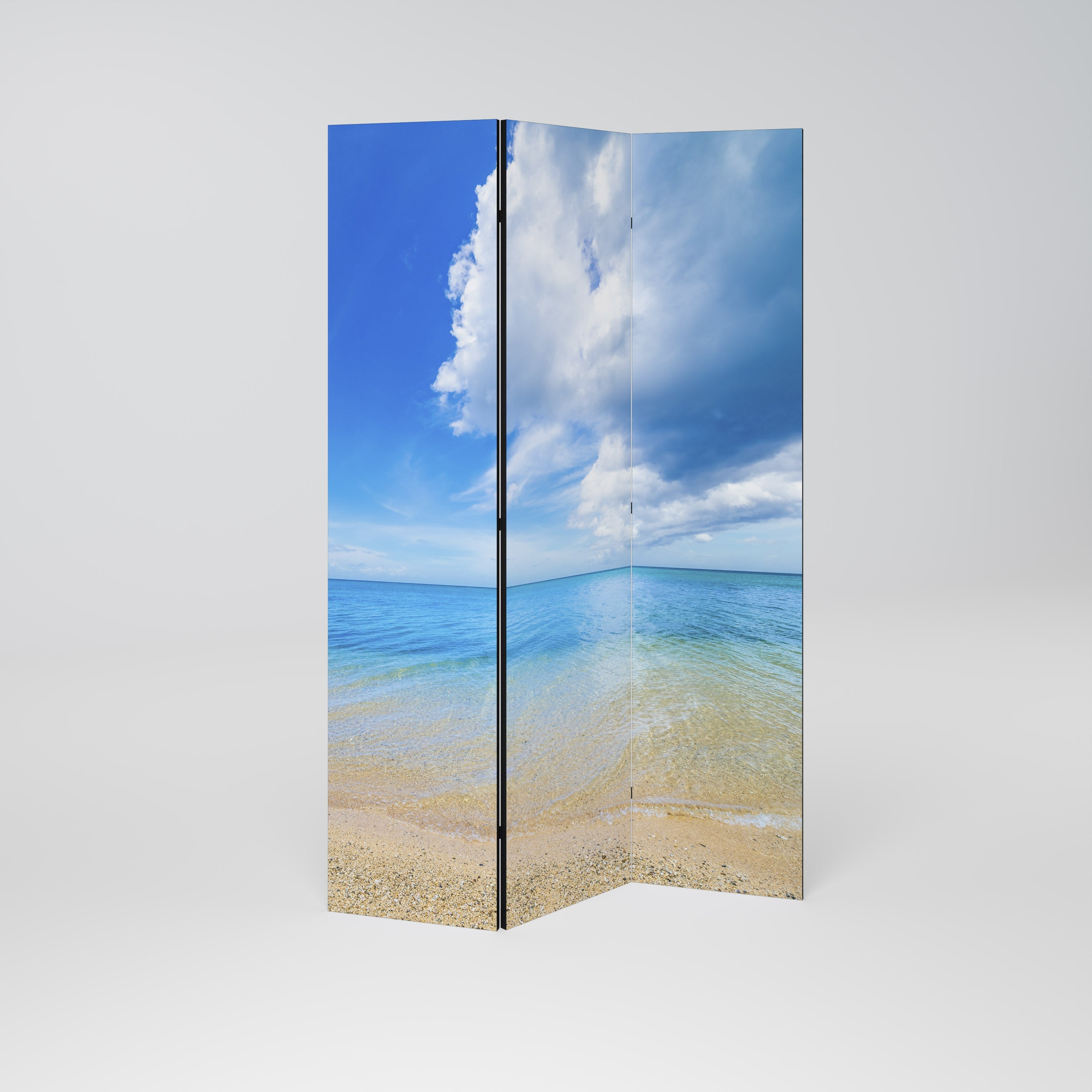 Dekorativer 3-teiliger Raumteiler „TIDES OF TIME“