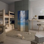 TIDES OF TIME Dekorativer Paravent - 3-teilig