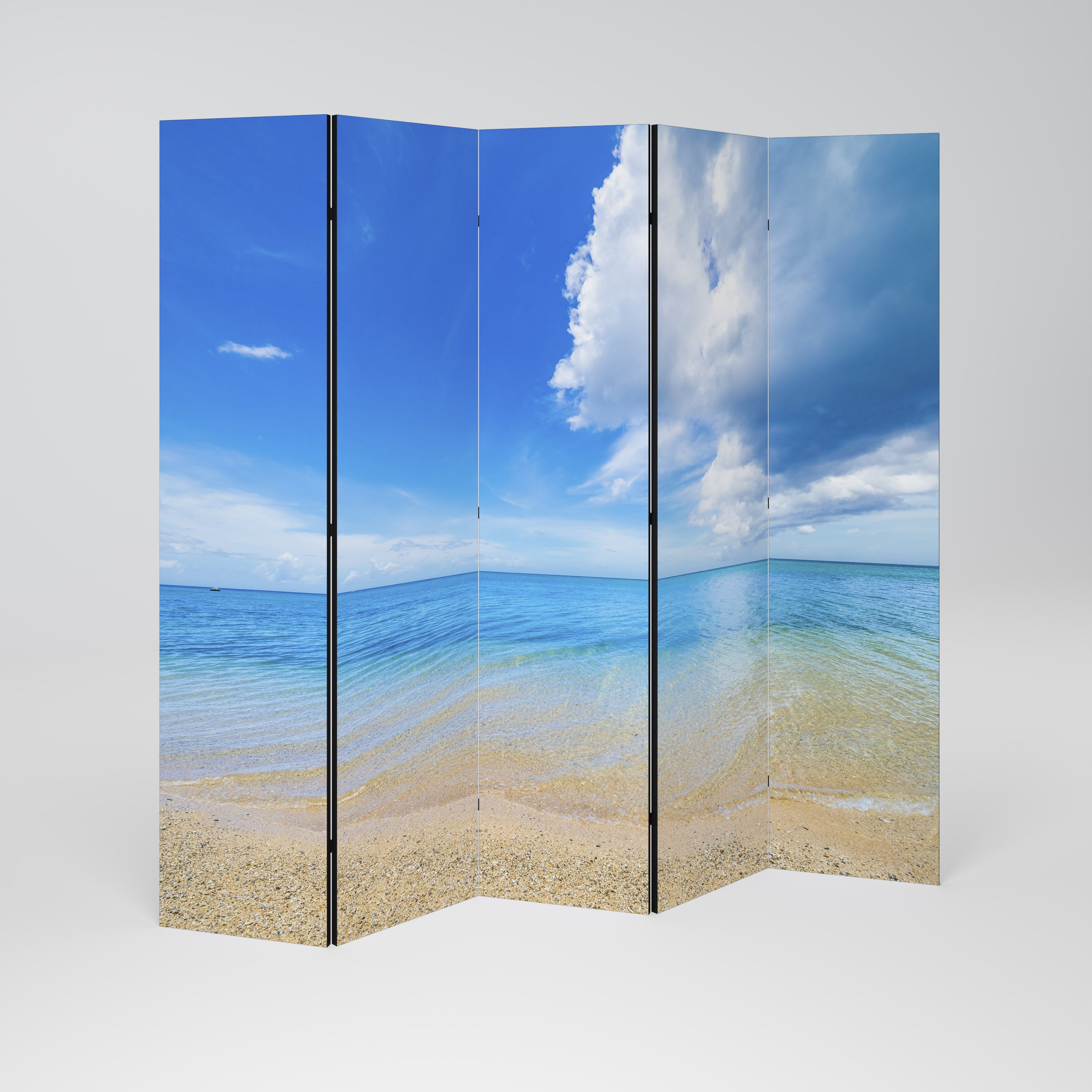 Dekorativer 5-teiliger Raumteiler „TIDES OF TIME“