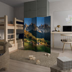 MOUNTAIN DREAMSCAPE 4-teiliger Paravent