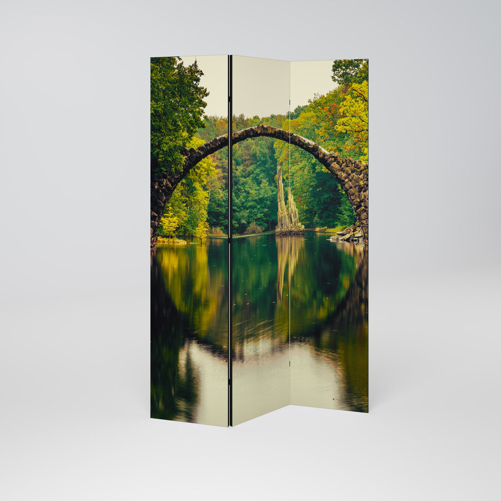 SERENE REFLECTIONS REALM Dekorativer 3-teiliger Raumteiler
