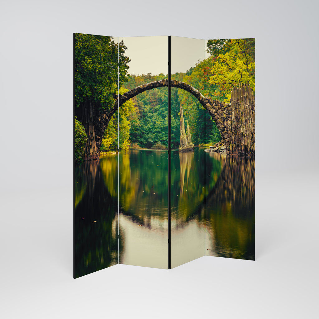 SERENE REFLECTIONS REALM 4-teiliger Paravent