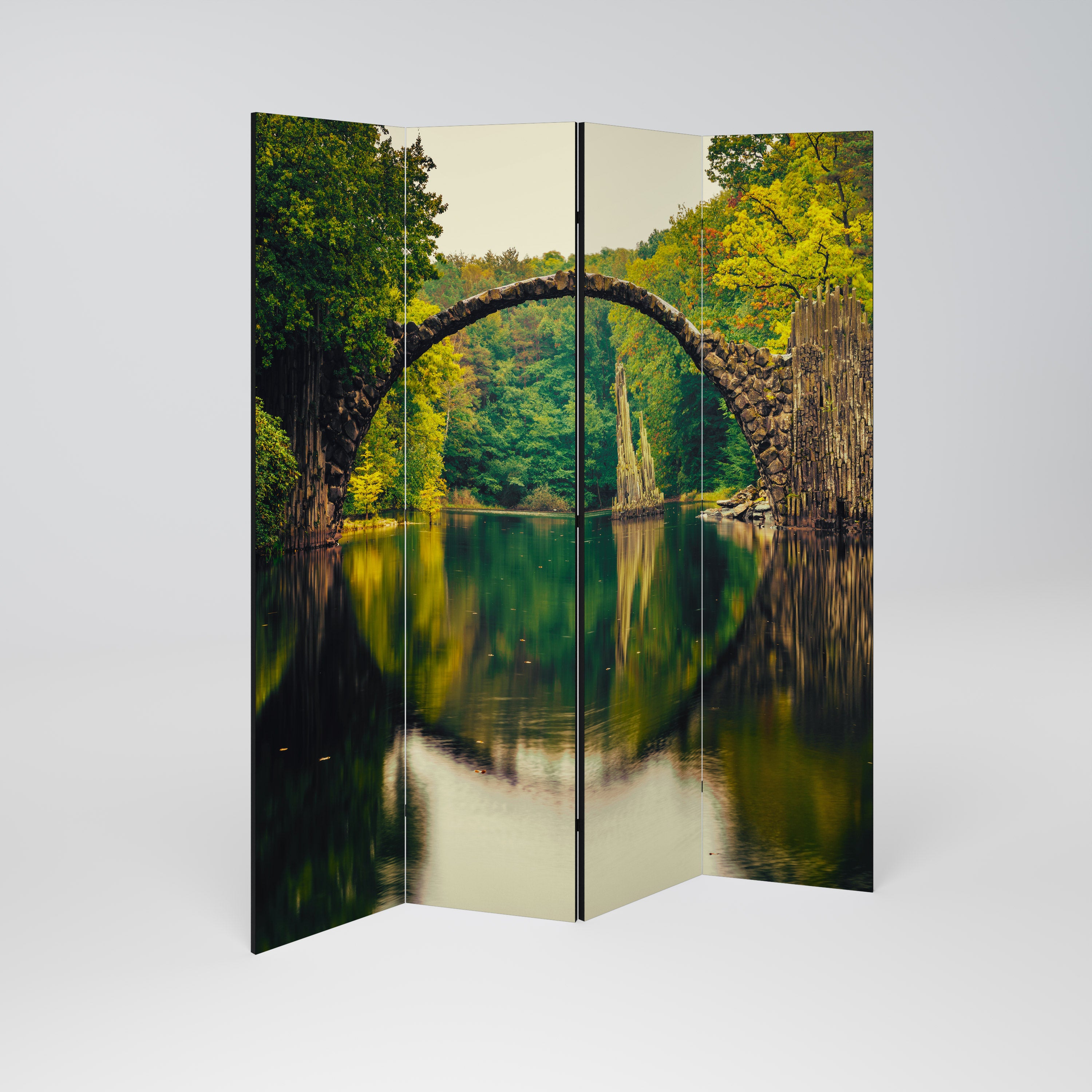 SERENE REFLECTIONS REALM 4-teiliger Paravent