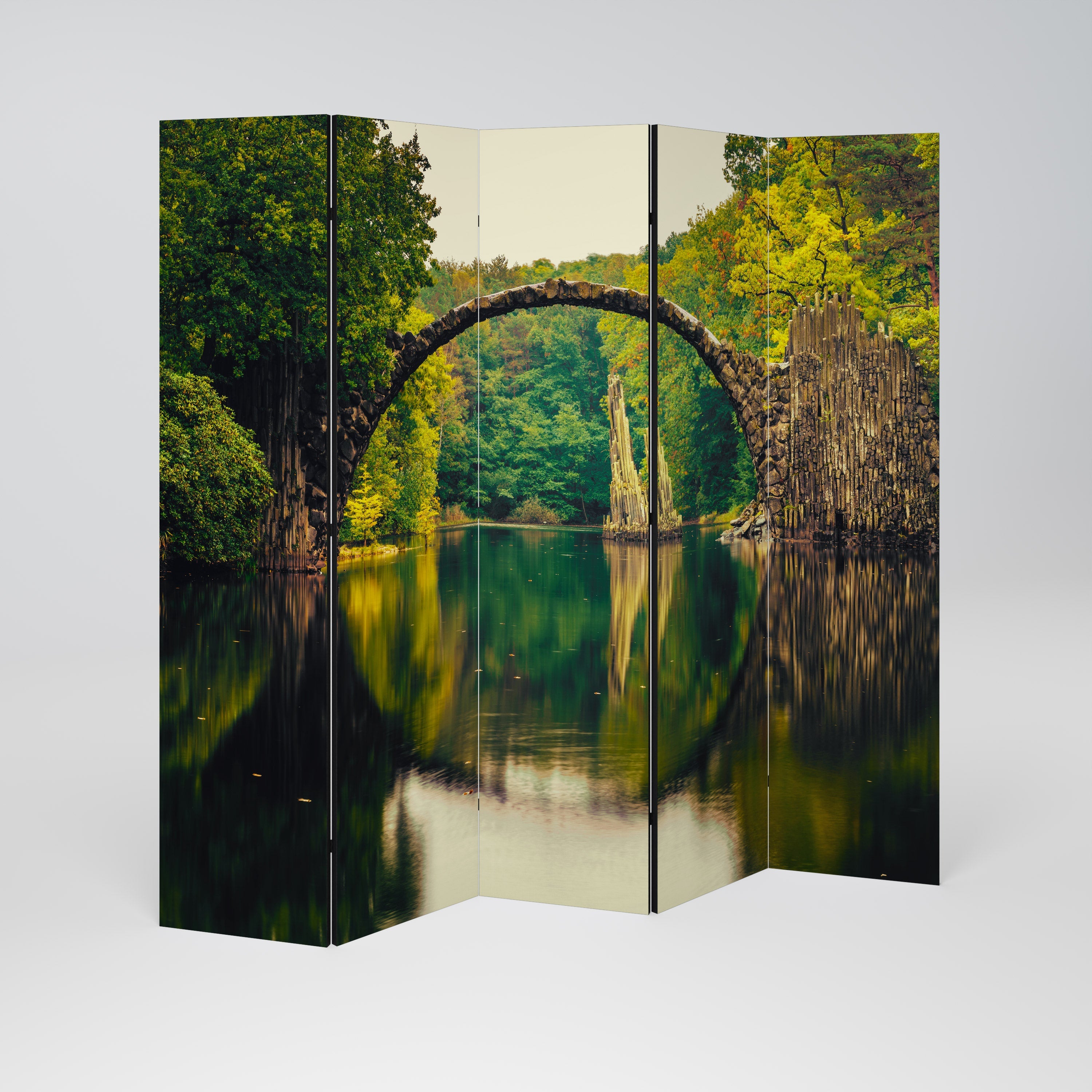 SERENE REFLECTIONS REALM Dekorativer 5-teiliger Raumteiler