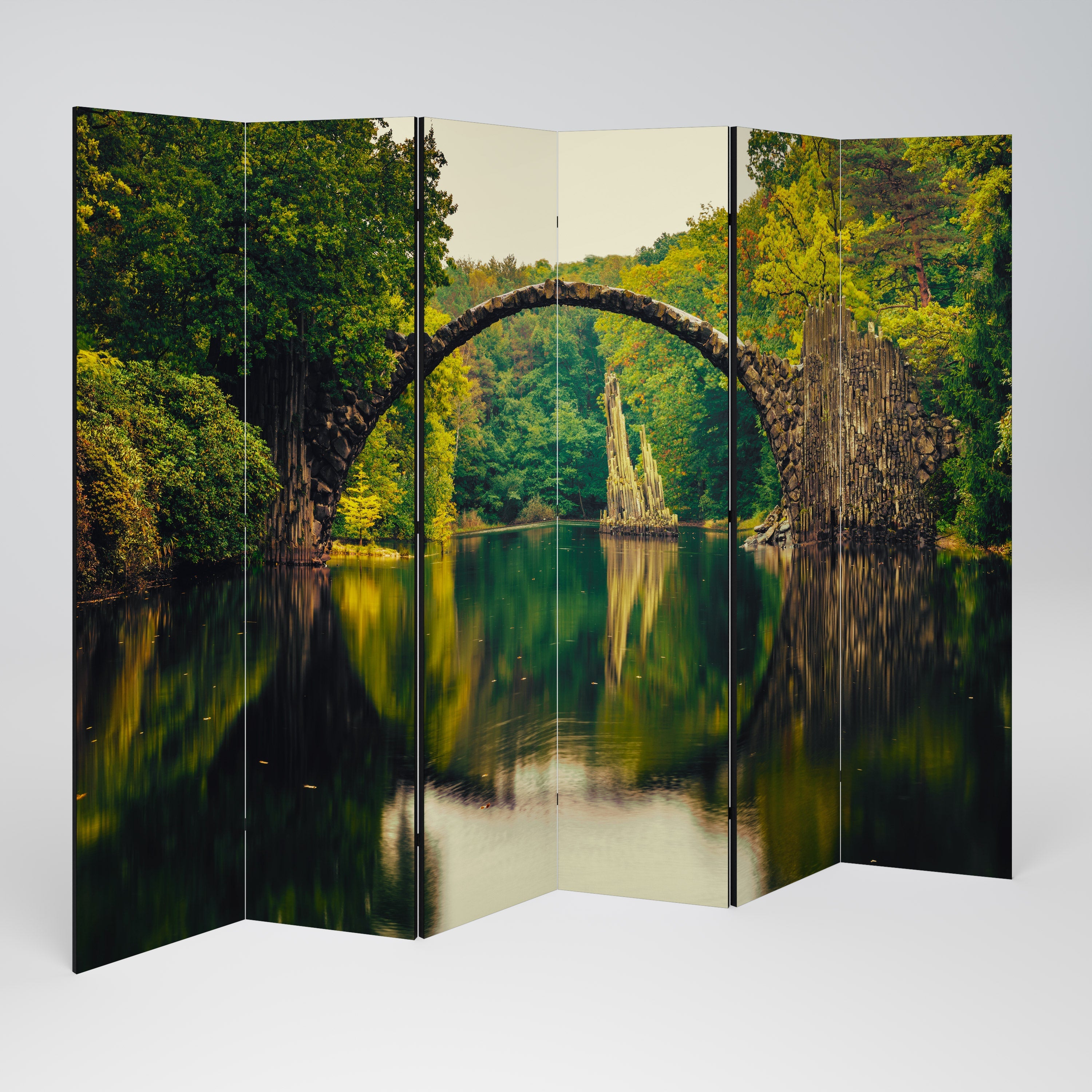 SERENE REFLECTIONS REALM Dekorativer 6-teiliger Raumteiler