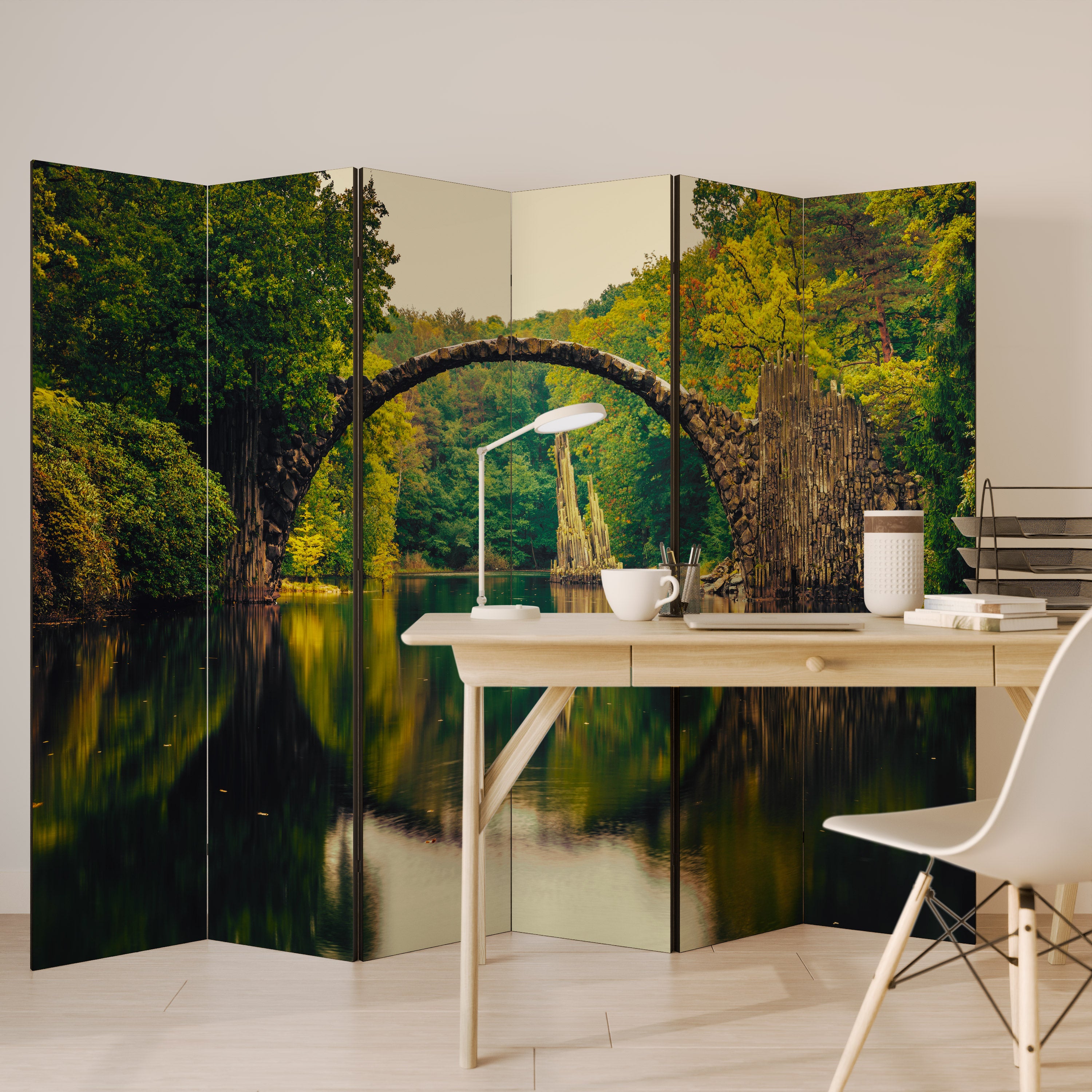 SERENE REFLECTIONS REALM 6-teiliger Paravent