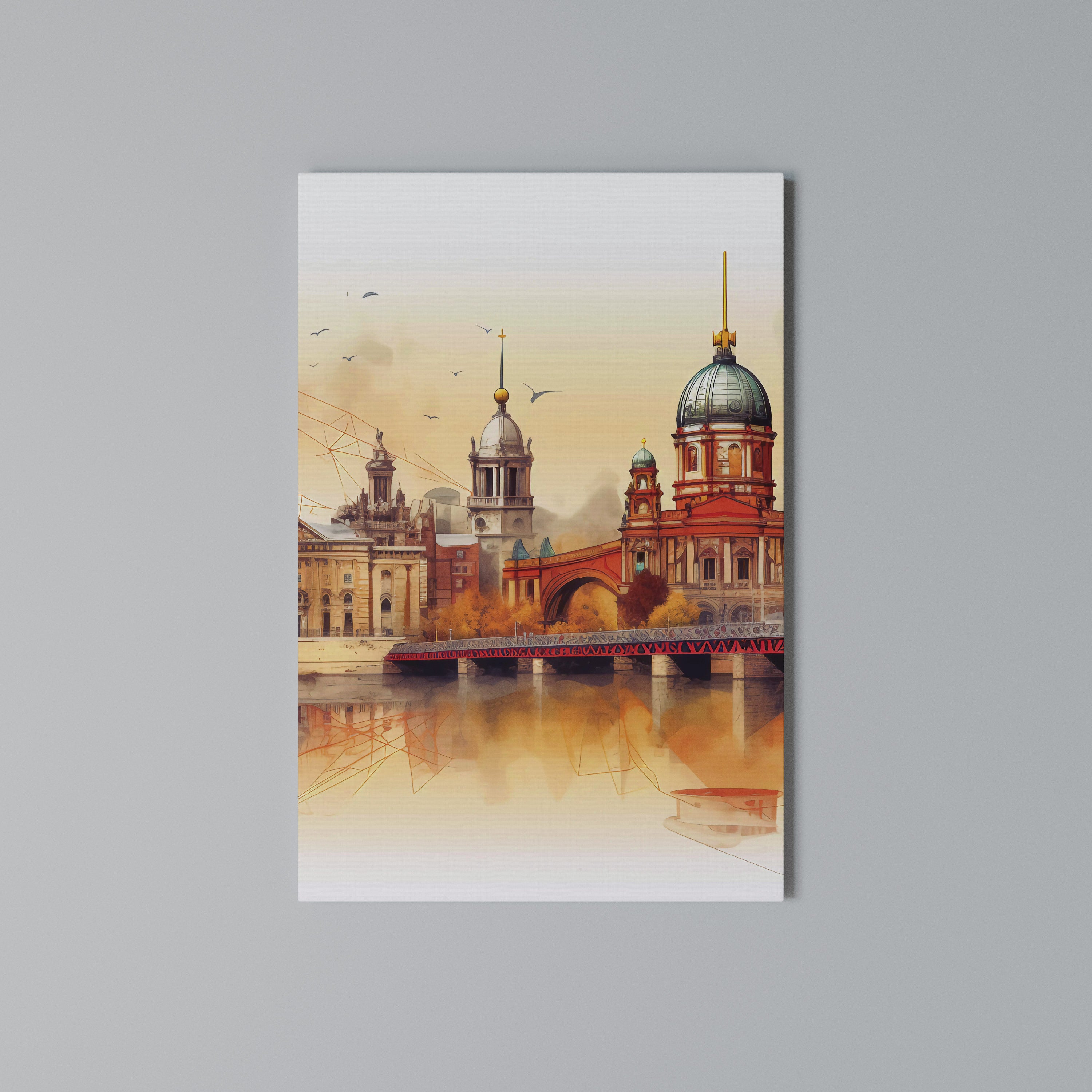 BERLIN SPIRIT Vertical Canvas Print