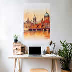 BERLIN SPIRIT Selbstklebendes Poster - Hochformat