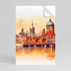 BERLIN SPIRIT Selbstklebendes Poster - Hochformat