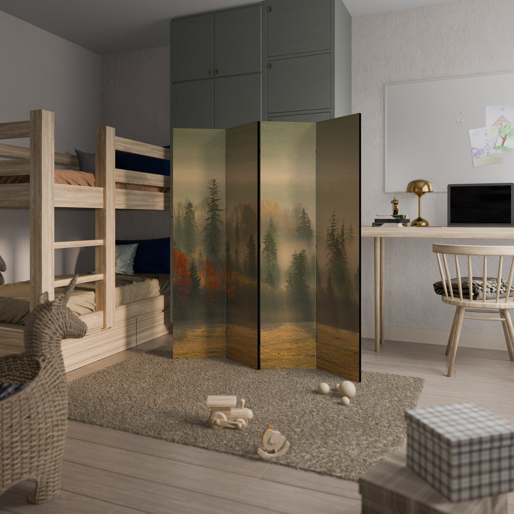 GILDING HOURS Dekorativer 4-teiliger Raumteiler