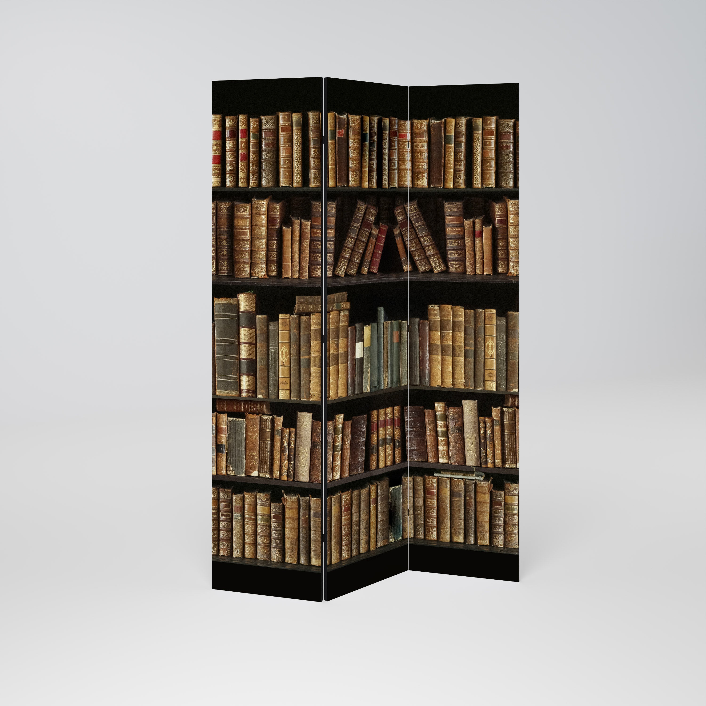 SHELVES OF TIME Dekorativer 3-teiliger Raumteiler