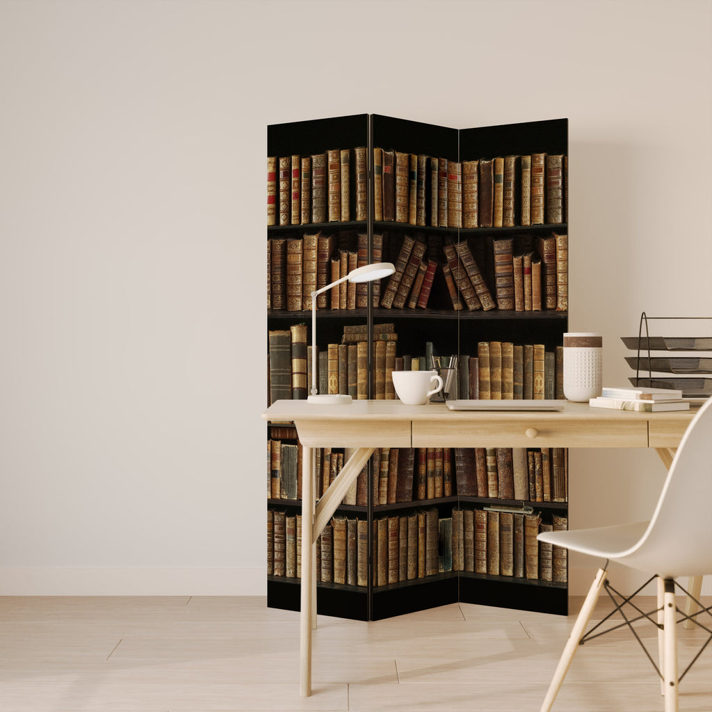 SHELVES OF TIME Dekorativer 3-teiliger Raumteiler