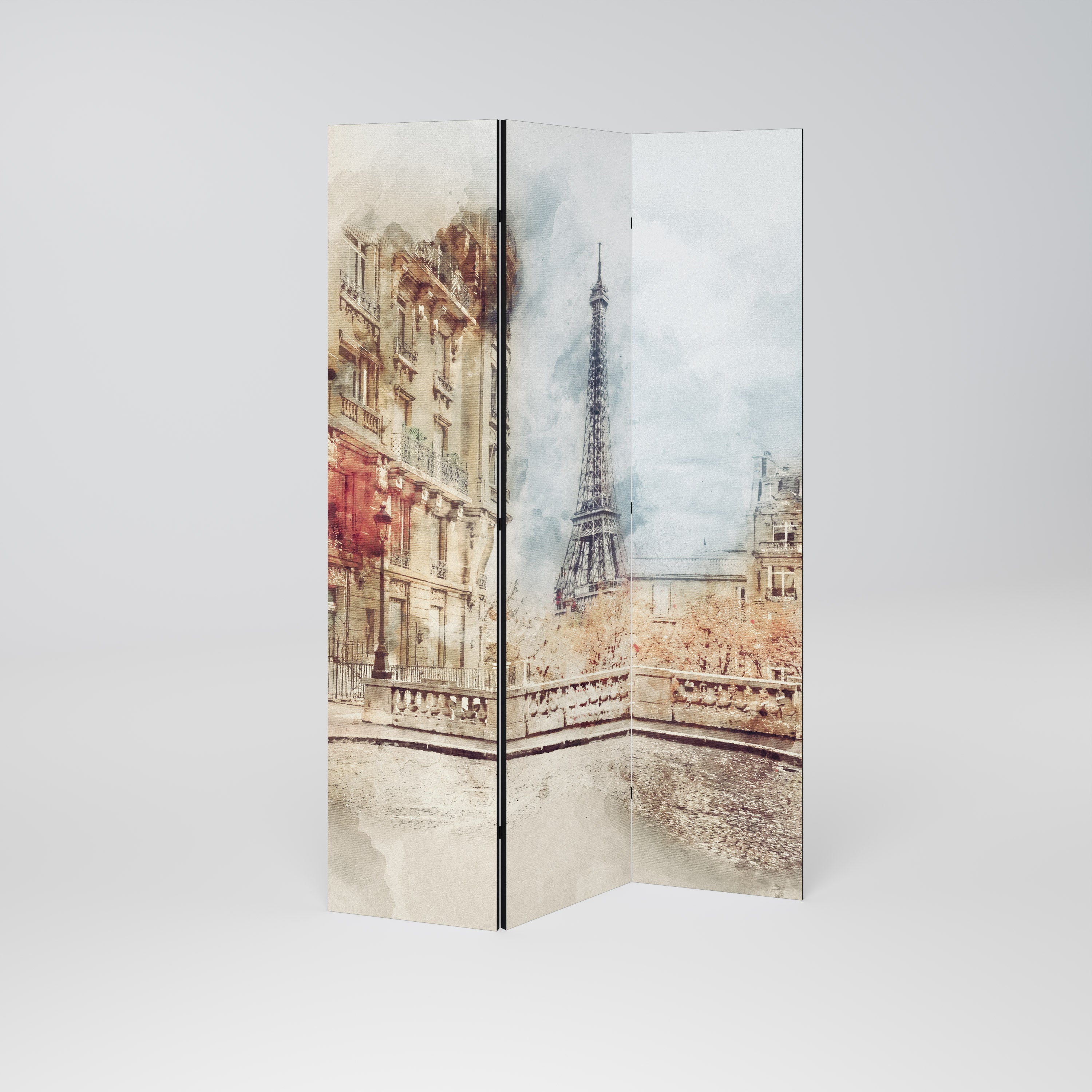 PARISIAN DAYDREAM Dekorativer 3-teiliger Raumteiler