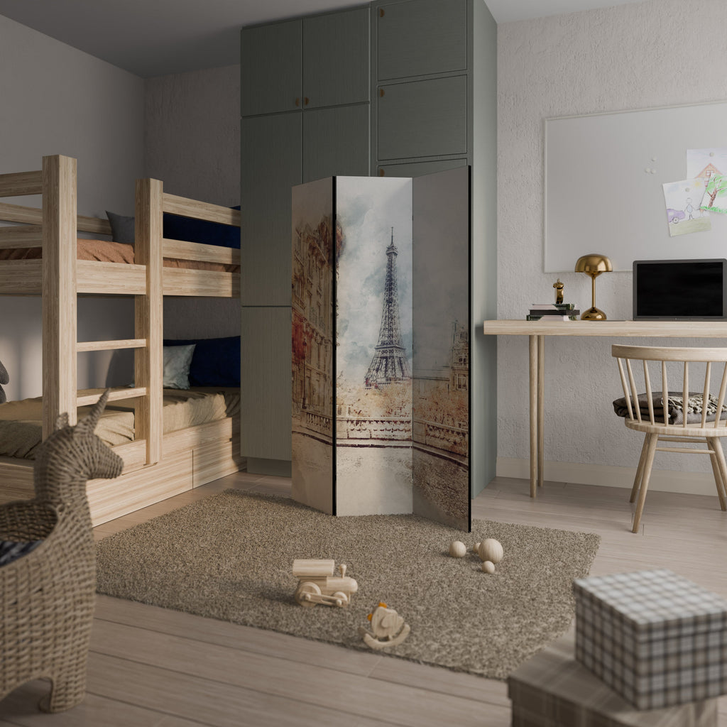 PARISIAN DAYDREAM Dekorativer 3-teiliger Raumteiler