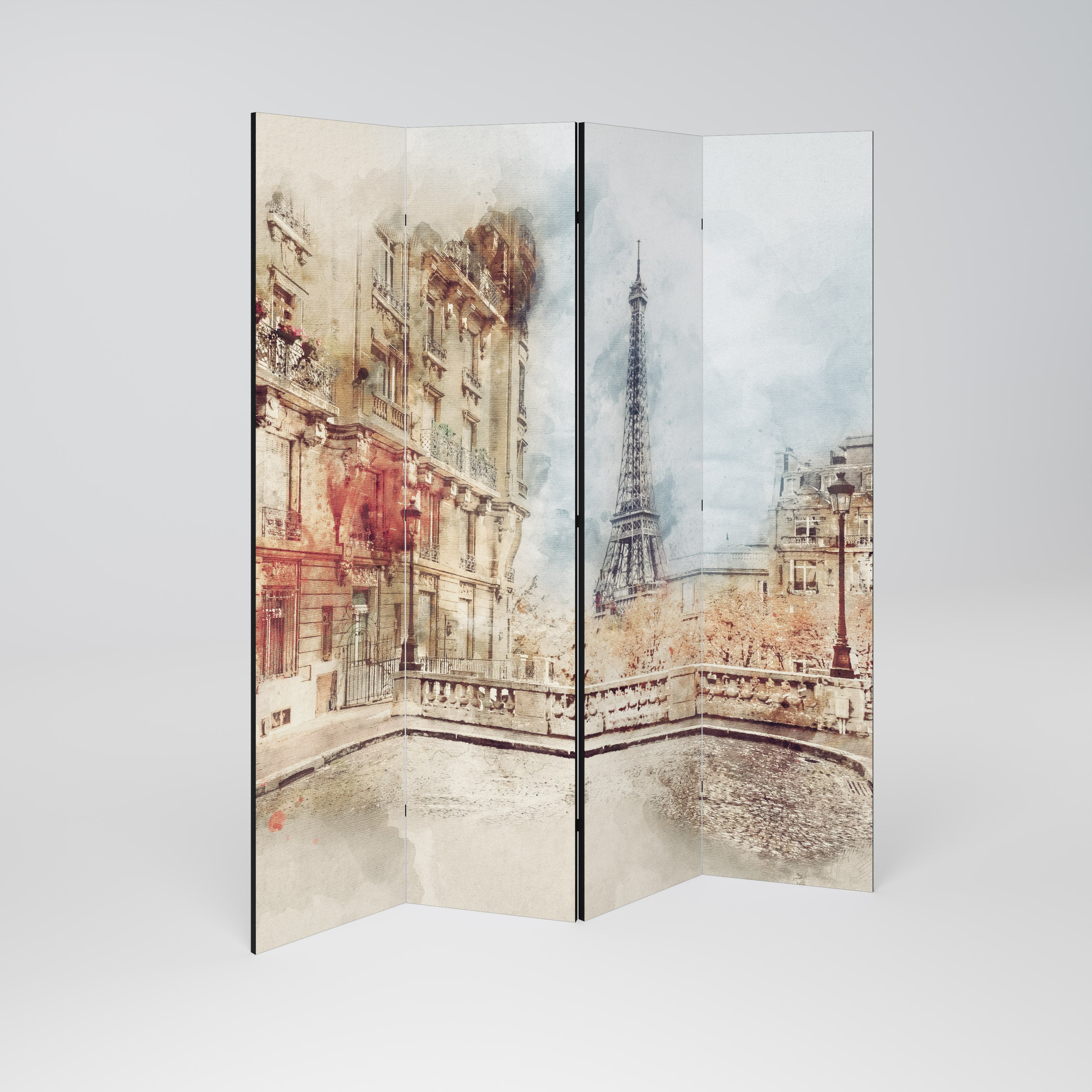 PARISIAN DAYDREAM 4-teiliger Paravent