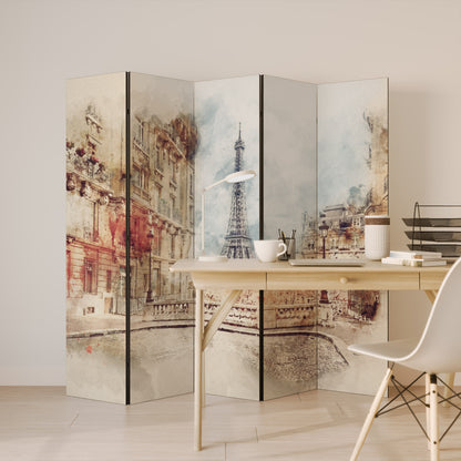 PARISIAN DAYDREAM 5-teiliger Paravent