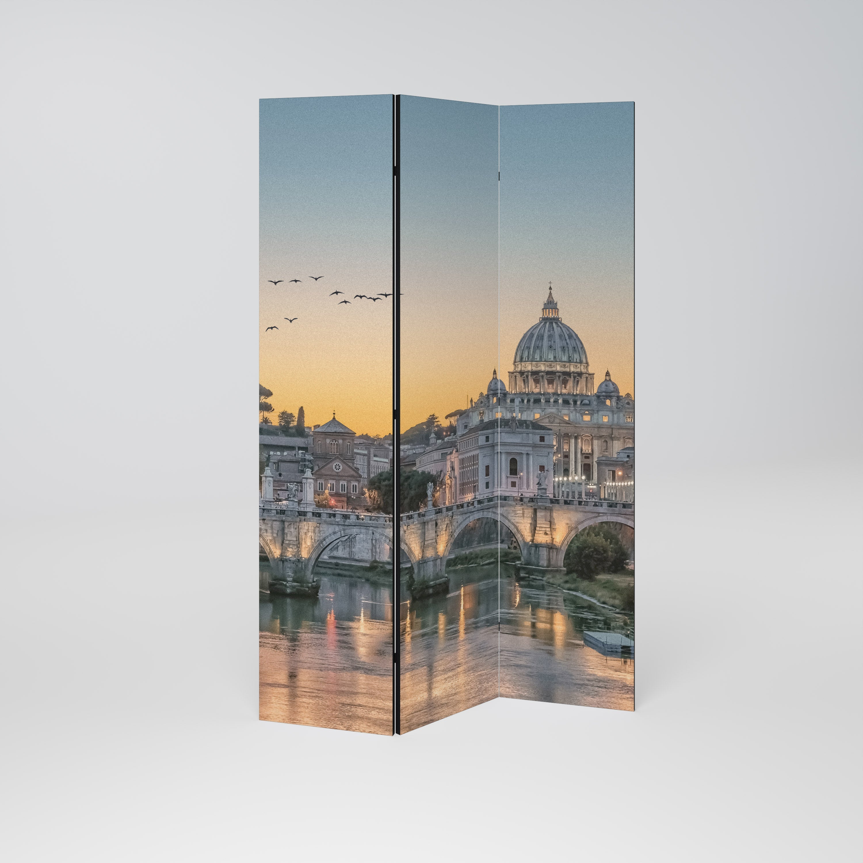 REFLECTIONS OF ROME Dekorativer 3-teiliger Raumteiler