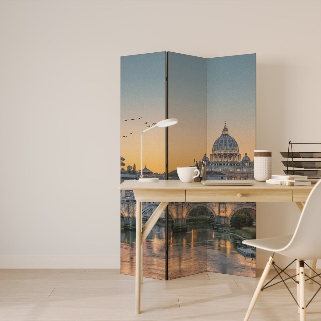 REFLECTIONS OF ROME Dekorativer 3-teiliger Raumteiler