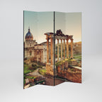 MARVELS OF THE PAST 4-Panel Room Divider