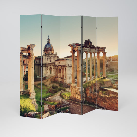 MARVELS OF THE PAST 5-Panel Room Divider
