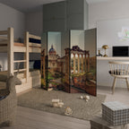 MARVELS OF THE PAST Dekorativer Paravent - 5-teilig